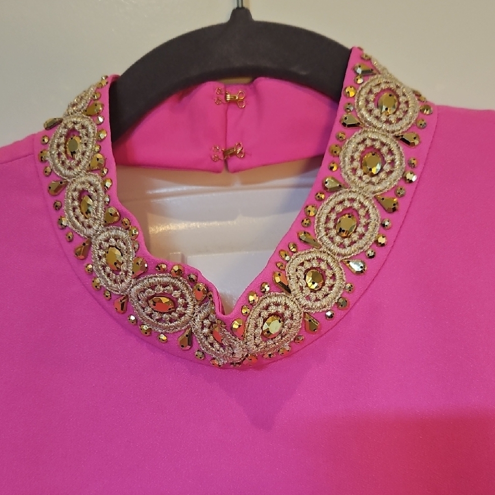 Lilly Pulitzer NWT Mandevilla Pink Brandi Stretch Shift - Picture 4 of 4